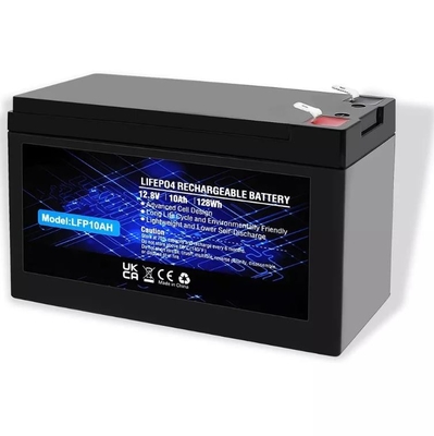 Bateria de fosfato de lítio 12,8 V 10Ah embutida LiFePO4 bateria recarregável