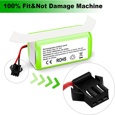 RoboVac aspirador de pó bateria de lítio 11S 15C 15T 14,4 V 2800 mAh bateria de íon de lítio