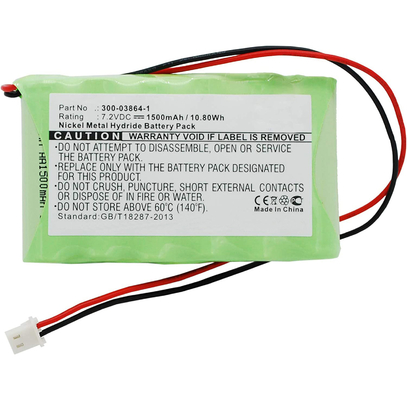 Bateria de lítio para aspirador de pó Ni-MH 1500mAh 7,2V bateria de íon de lítio 300-03864-1