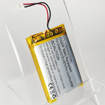 3,7 V 1100 mah Corsair Void Pro / substituição da bateria Corsair Void 523450P