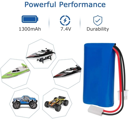 Bateria Lipo NCM 7,4 V 1300 mAh / Bateria de íon de lítio recarregável 7,4 V IP67