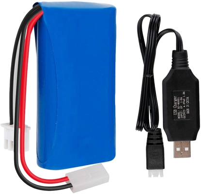 Carro de controle remoto leve bateria de lítio 7,4 V 1300 mAh NCM