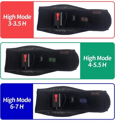 Aquecedor alimentado por bateria de lítio de 3,7 V 7,7 kg Bateria de jaqueta aquecida de 7,4 V