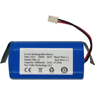 Pacote de bateria de íon de lítio de ciclo profundo NCM 14,4 V para eletrodomésticos