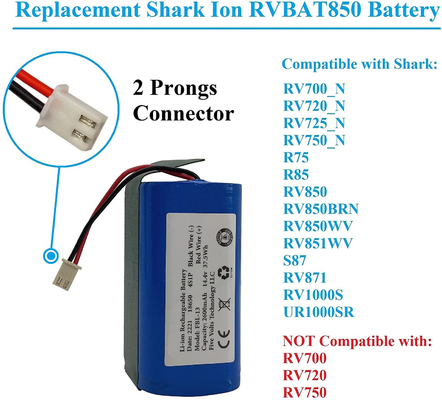 Pacote de bateria de íon de lítio de ciclo profundo NCM 14,4 V para eletrodomésticos