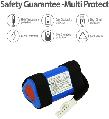 Substituição de bateria de lítio 37,0Wh 10200mAh 3C 4J 4BLK Jblcharge4bluam