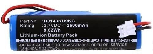 Bateria do polímero do lítio do amplificador 3.7V, bateria 2600mah com PWB